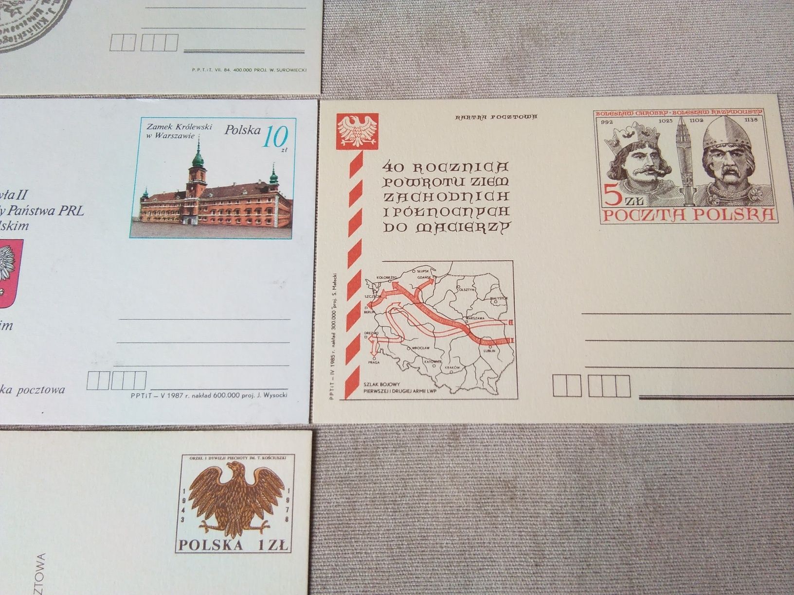 Kolekcja karty pocztowe 10 szt