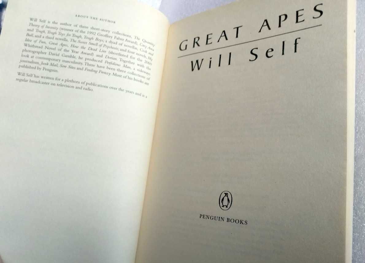 Роман  Great Apes by Will Self (прихильникам Кафки) англ. мов.