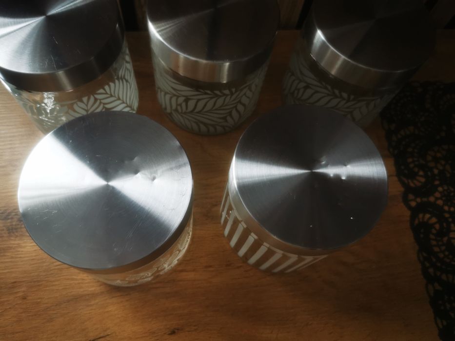 5x szklany słoik 850ml