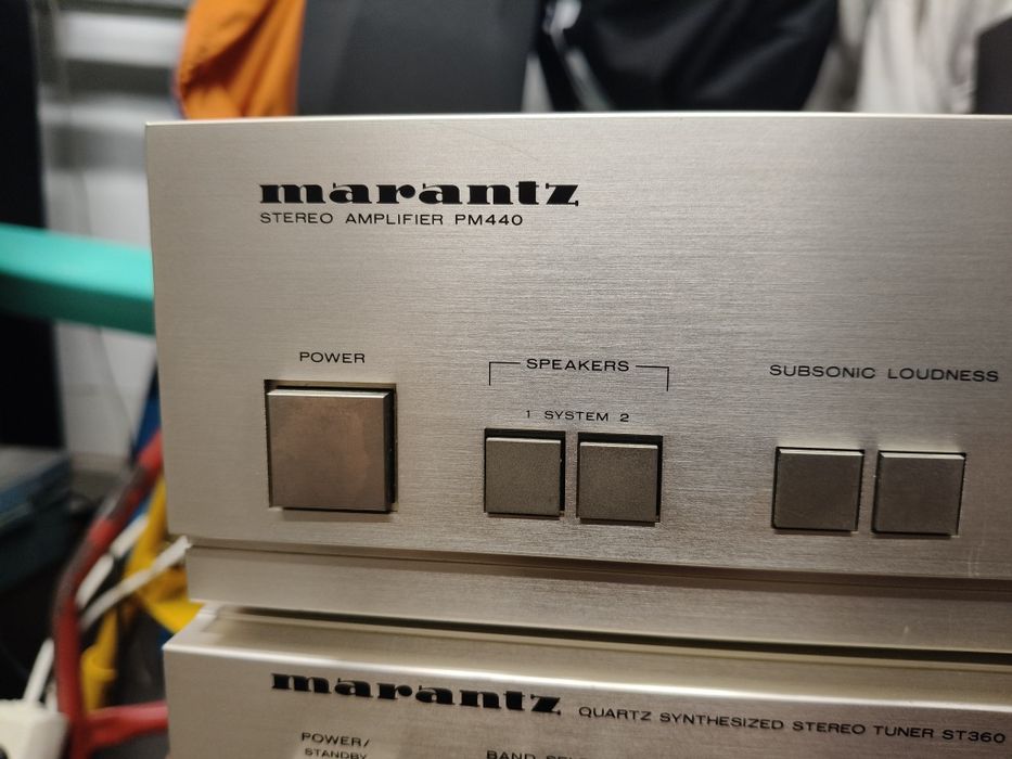 Zestaw Marantz decka, wzmacniacz oraz tuner
