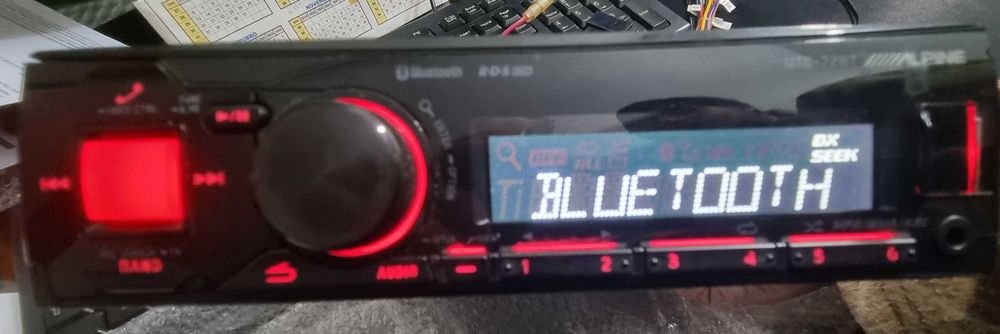 Alpine UTE-72BT como novo, com Bluetooth