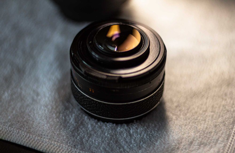 KULTOWA TOMIOKA! Auto Revuenon 55mm f/1.4 M42 - Kremowe Bokeh!