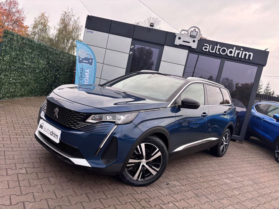 Peugeot 5008 ⟁ZWERYFIKOWANY⟁ LIFT GT 2.0HDI 180KM EAT8 7 os. Szyber Bezwypadkowy!