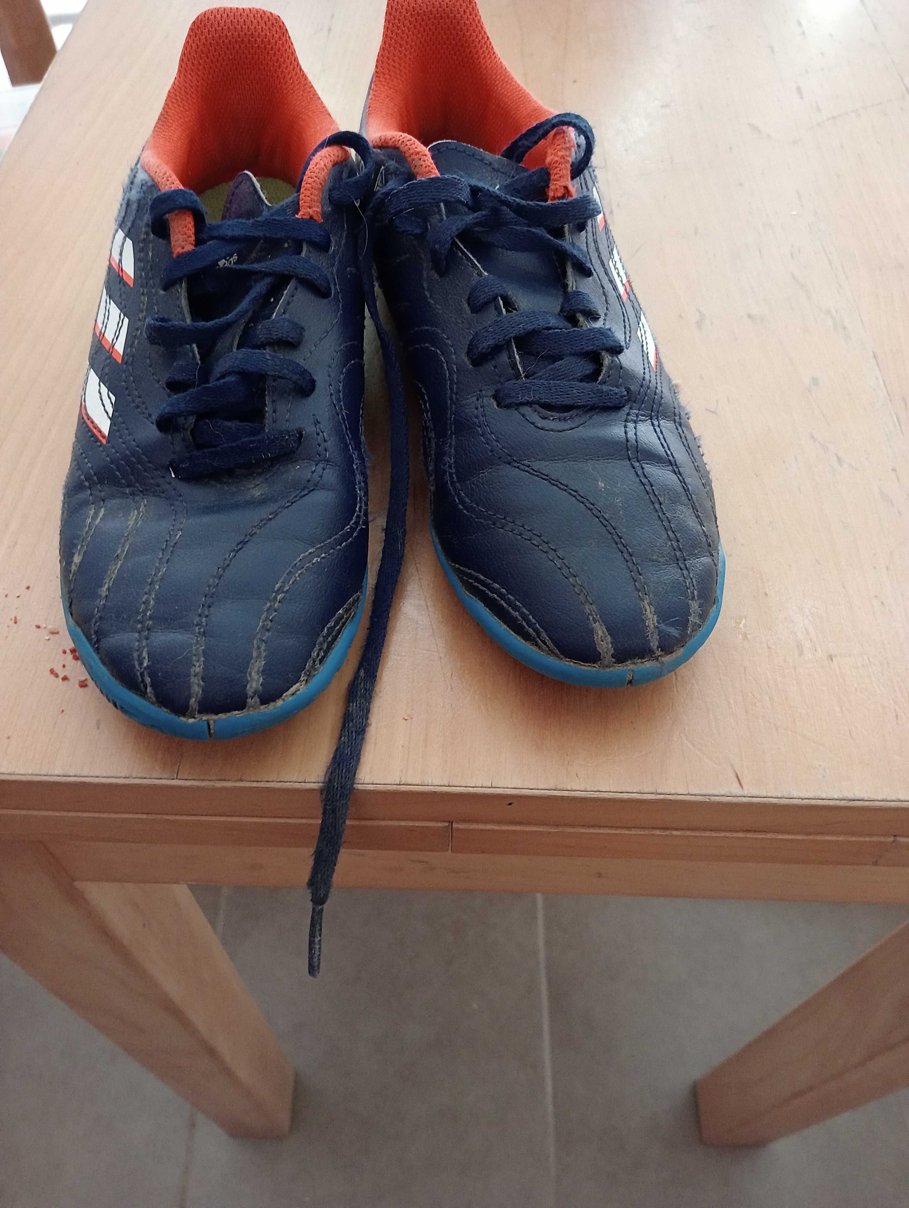 chuteira futsal adidas copa azul