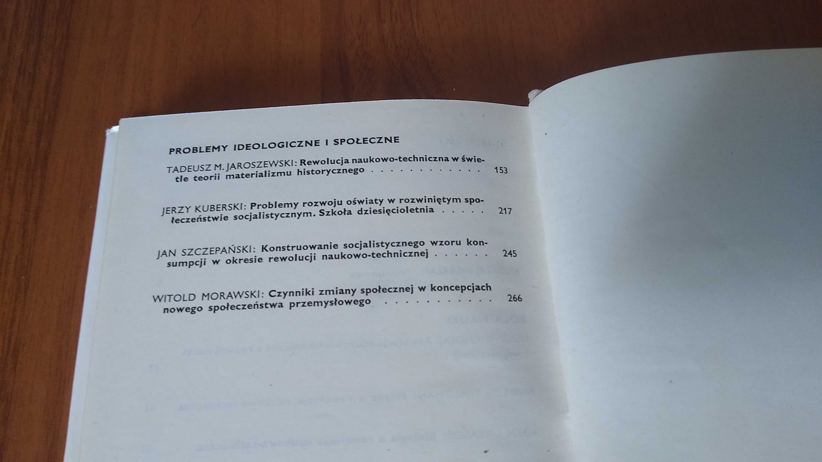 Rewolucja naukowo-techniczna w warunkach socjalizmu Werblan