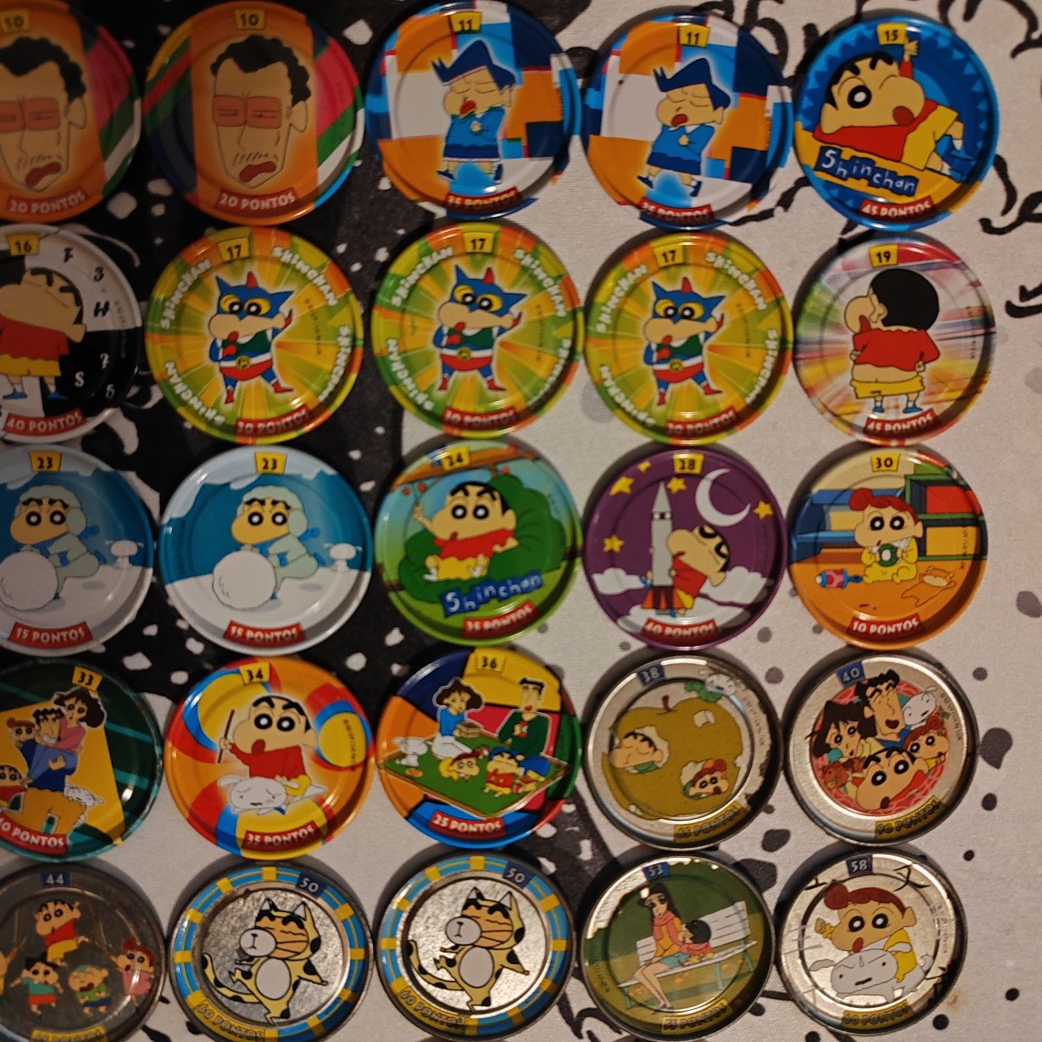 Shinchan Tazos Bollycao