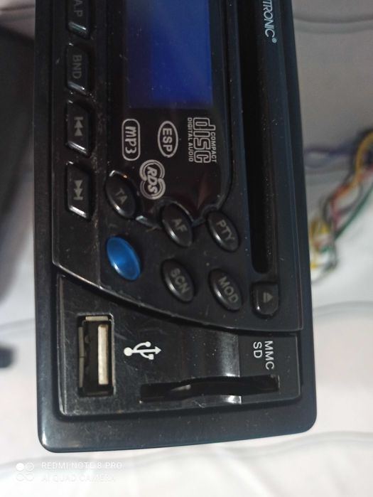 Autoradio clatronic com leitor cartão e porta usb
