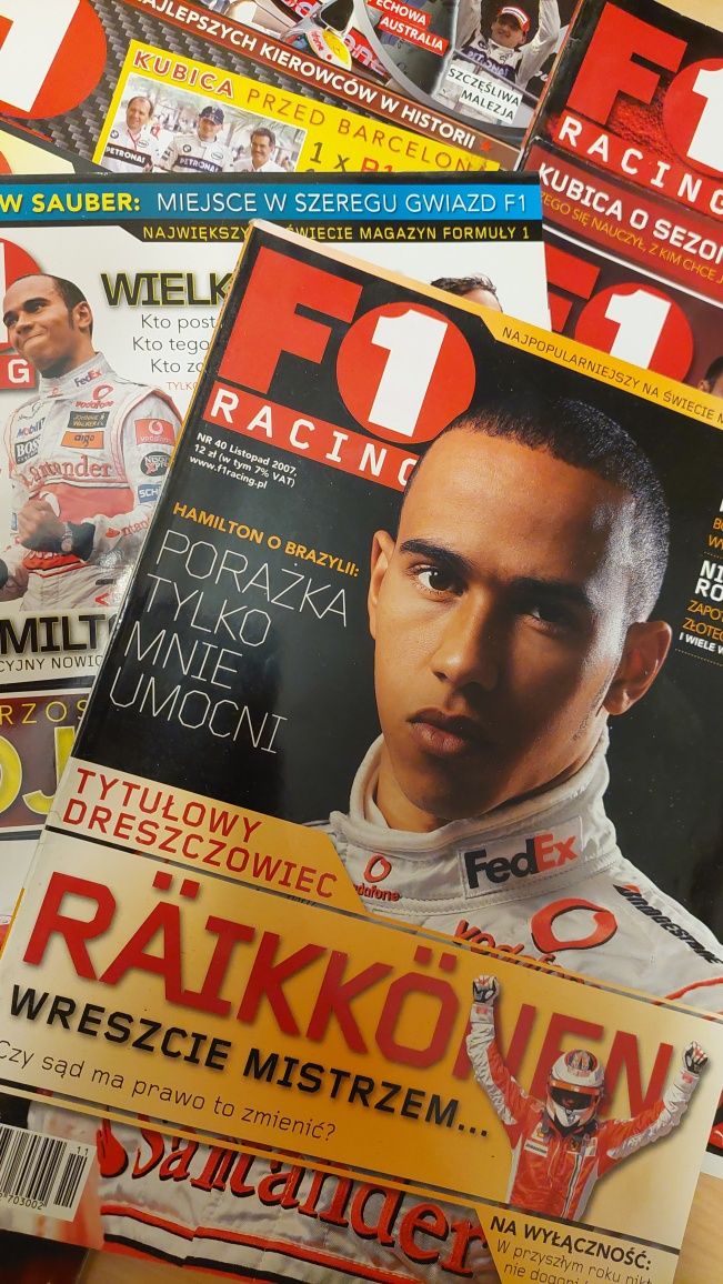 Magazyn F1 Racing - czasopismo - rok 2008