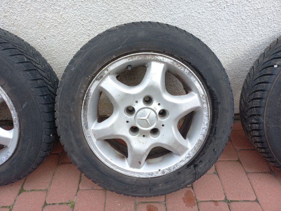 Felgi aluminiowe mercedes 15" 5x112 66.6 mm piasta *transport