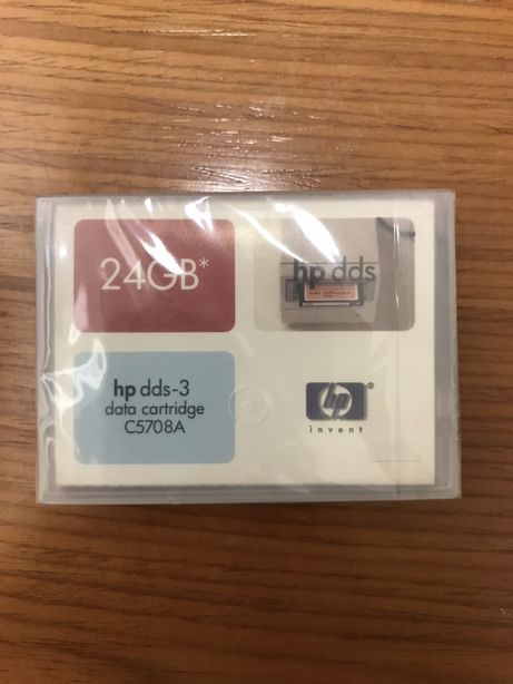 Tapes de backup HP DDS-3 24GB e DDS-4 30GB