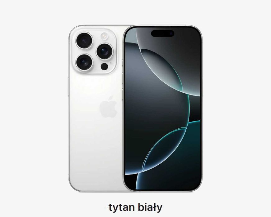 NOWY Phone 16 Pro Max 256GB Tytan Biały 5000zł Żelazna 89