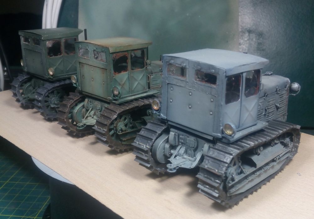 Модель трактора С-65. Масштаб 1:43. Материал металл