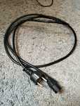 Kabel zasilający 3 pinowy 1,8 metra czarny