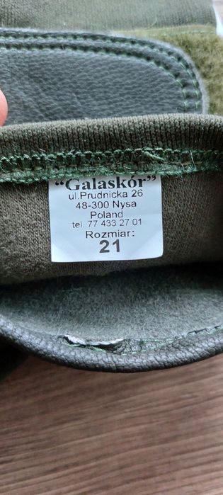 Rękawice taktyczne strzeleckie Galaskór rozm. 21