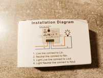 433Mhz Wireless Wall Switch Rf 86 ALIN1141-1