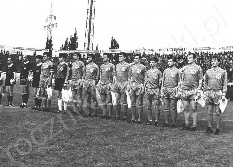 Pocztówka 23.06.1988 Legia Warszawa