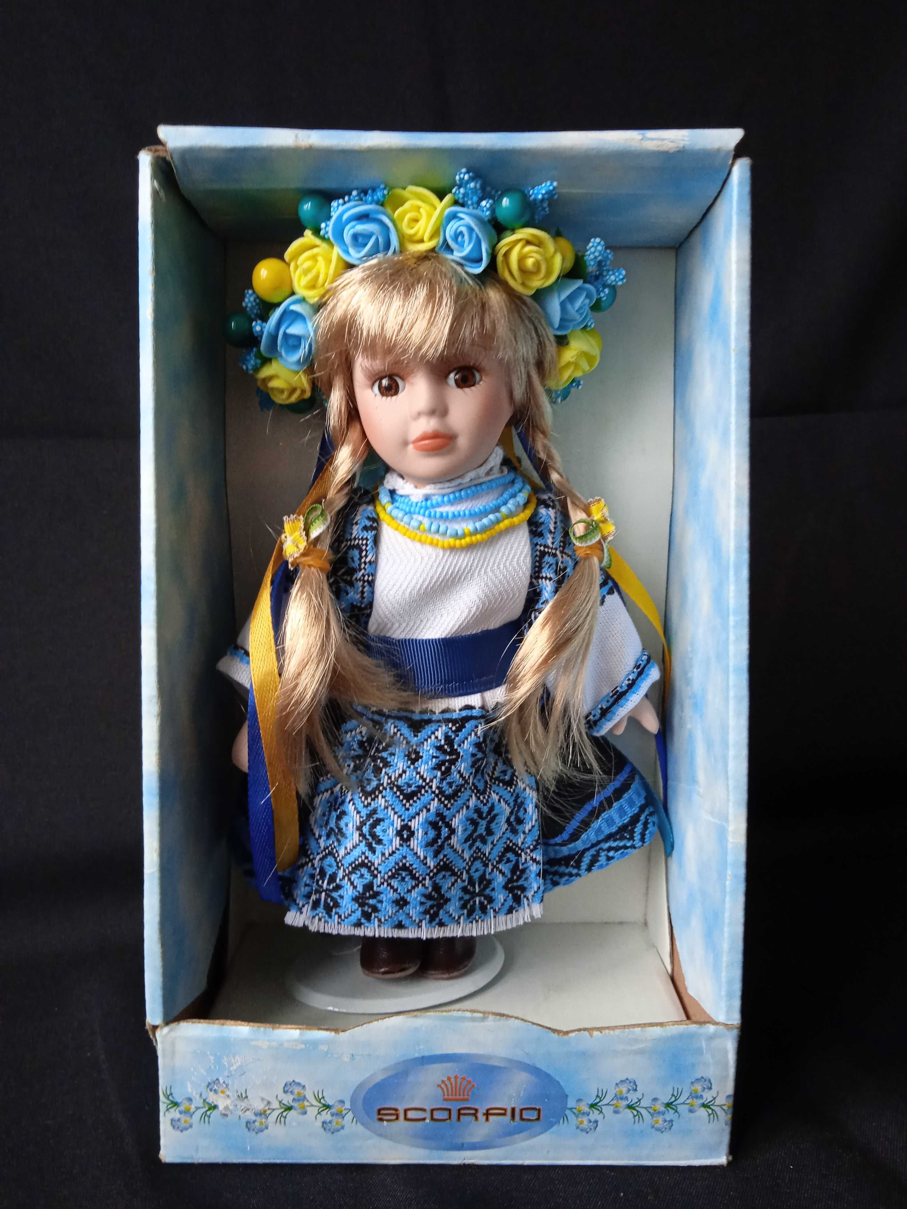 Украинский сувенир №55 фарфоровая кукла в народном костюме. украинка