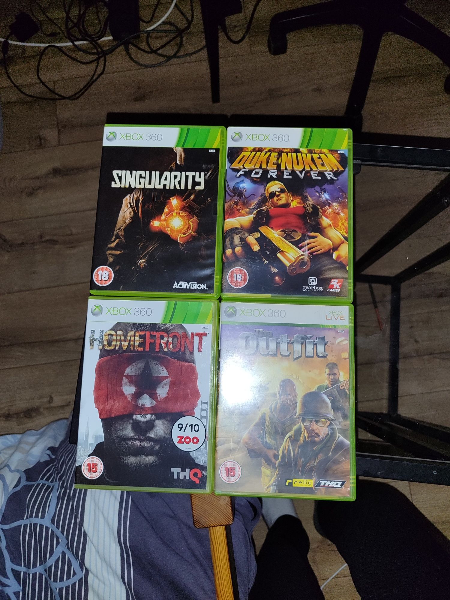 Singularity,Duke Nukem Forever,Homefront i The Outfit na Xbox'a 360