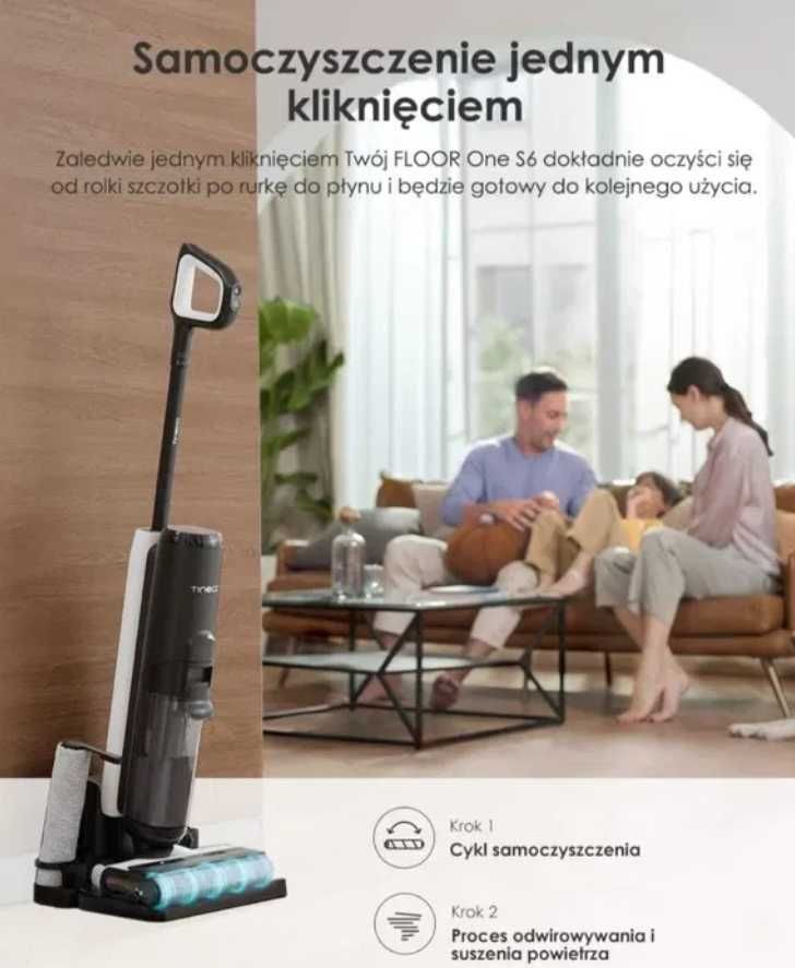 TINECO S6, nowy, odkurzacz, mop 2w1