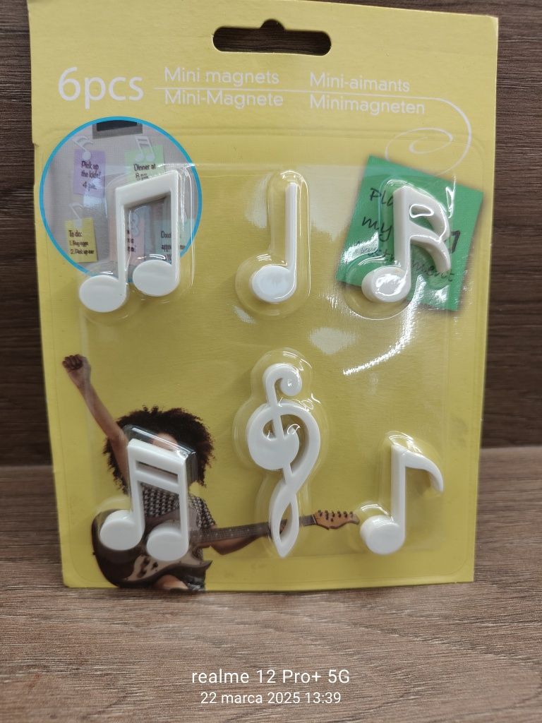 Magnesy nutki 6 sztuk