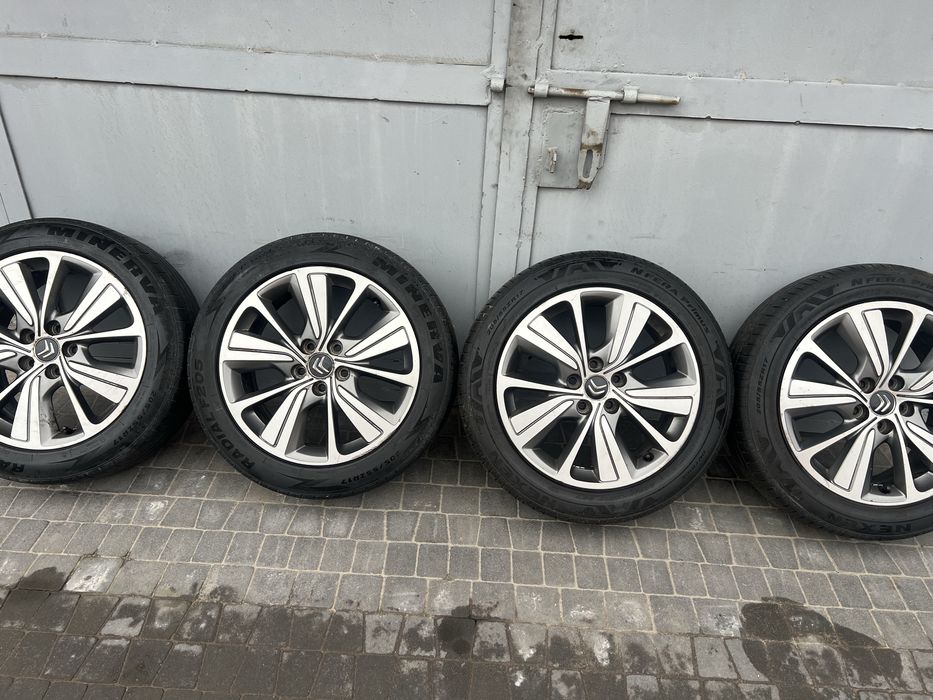 Cutroen Peugeot титанові диски r17 5/108.