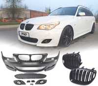 KIT PARA-CHOQUES + GRELHA PARA BMW E60 03-07 LOOK M5 PDC SRA