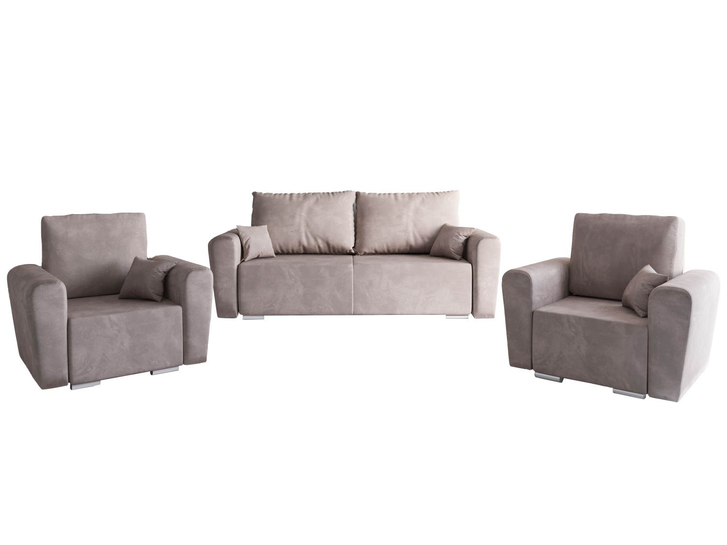 Zestaw wypoczynkowy sofa i dwa fotele prosto od producenta