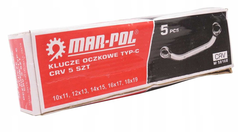 Ключі накидні гнуті для генератора M58168