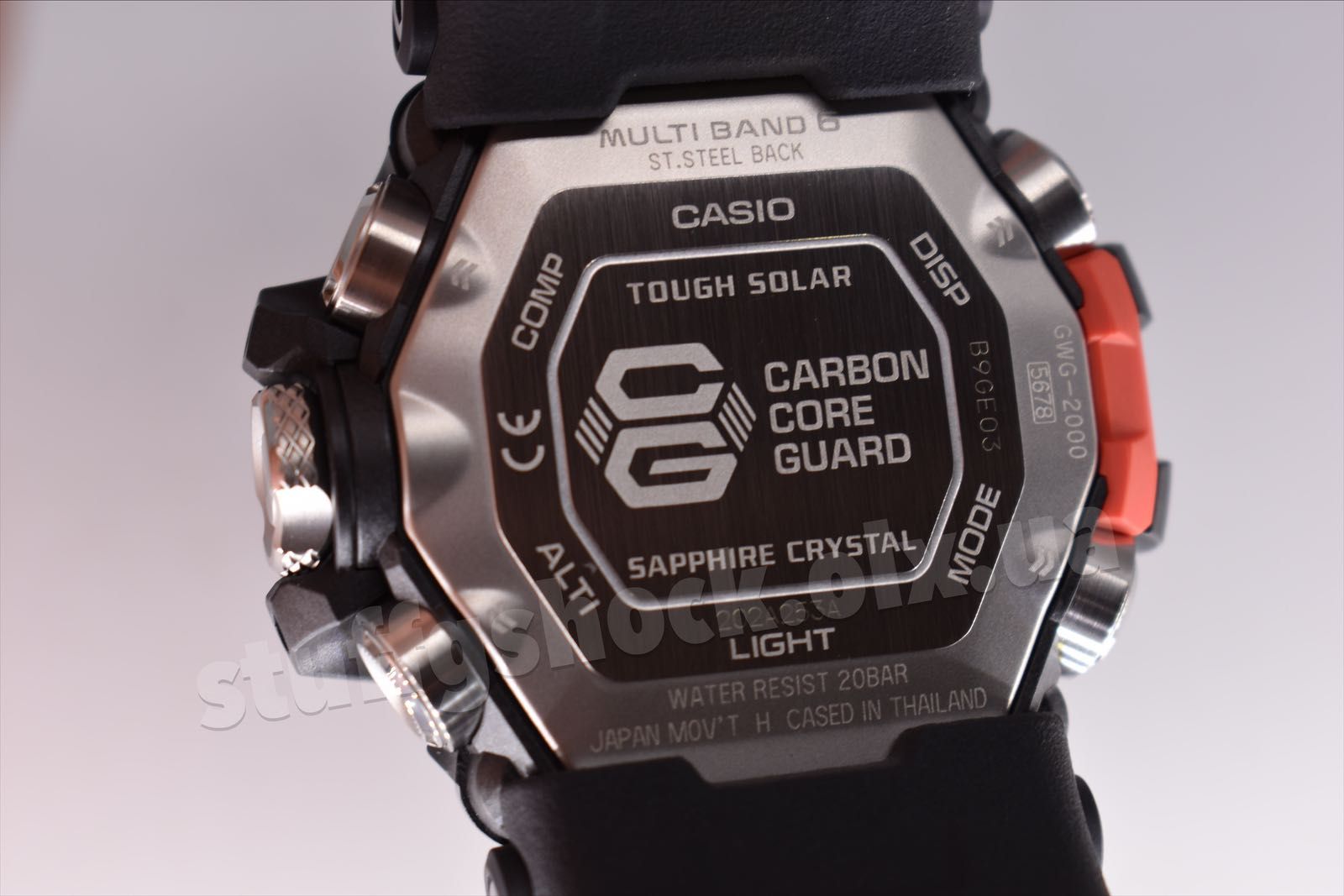 Casio G-Shock GWG-2000-1A3 NEW ORIGINAL | Mudmaster | Sapphire | Solar