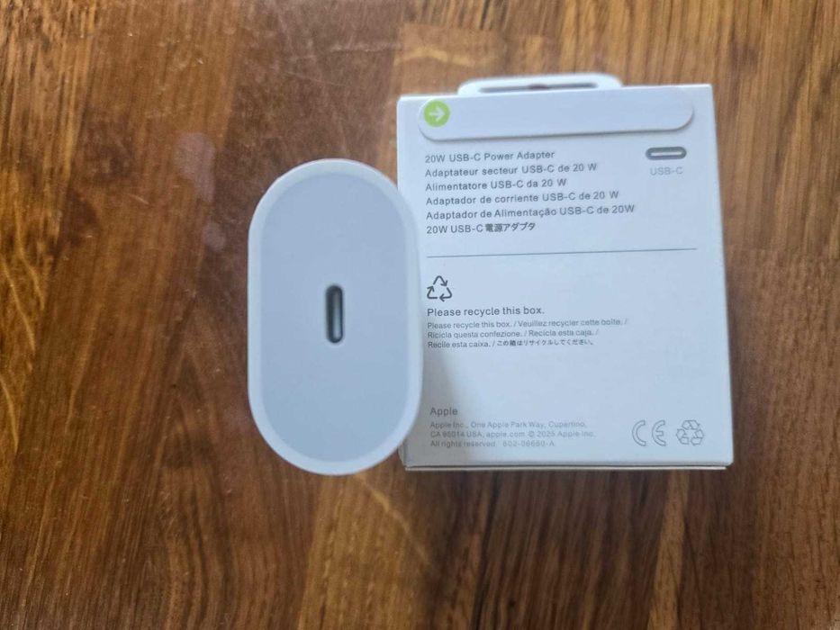 Apple zestaw ładowarka sieciowa plus ładowarka indukcyjna oryginalna