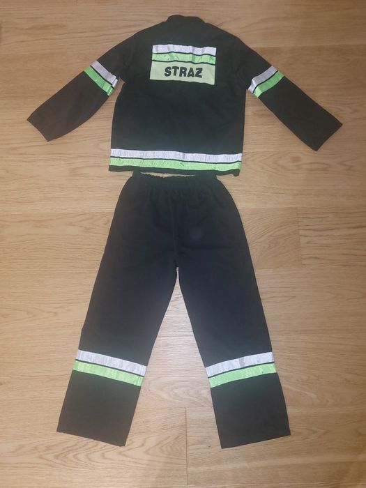 Strój strażaka 98-104 kask strażacki