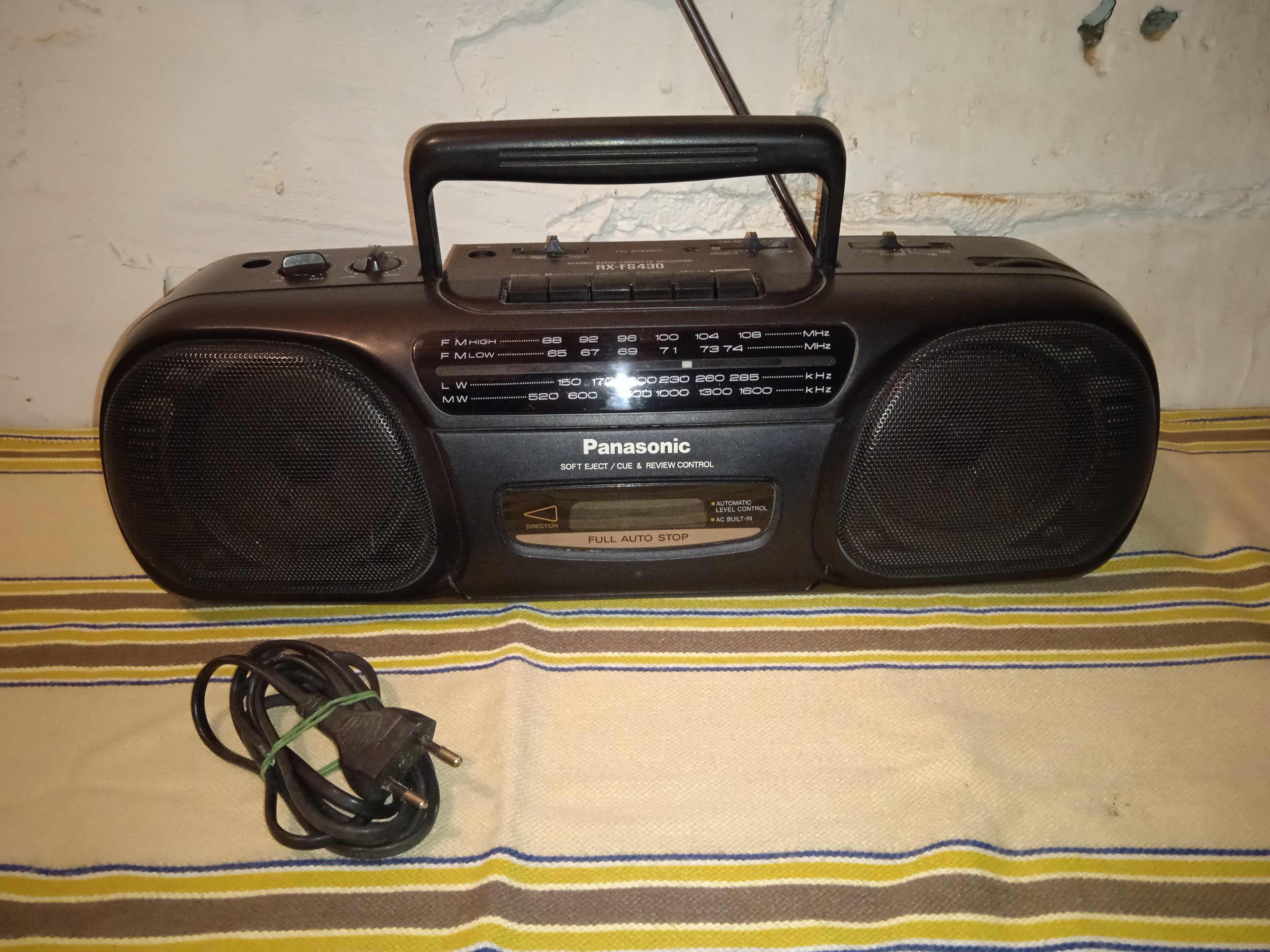 radio Panasonic RX-FS430 jamnik sprawne stereo magnetofon kasetowy
