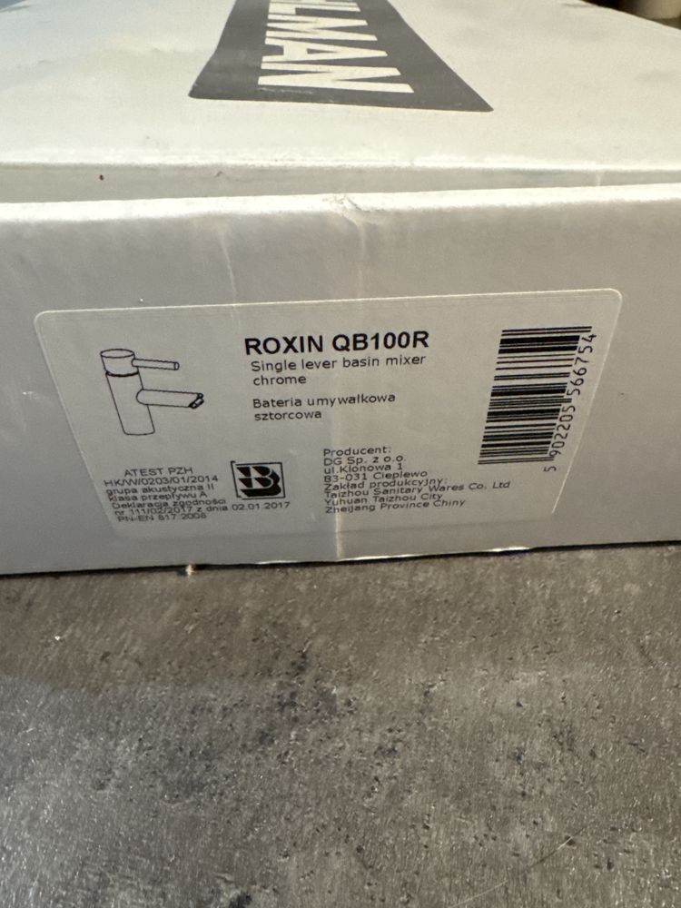 Bateria kohlman umywalkowa roxin qb100R sztorcowa