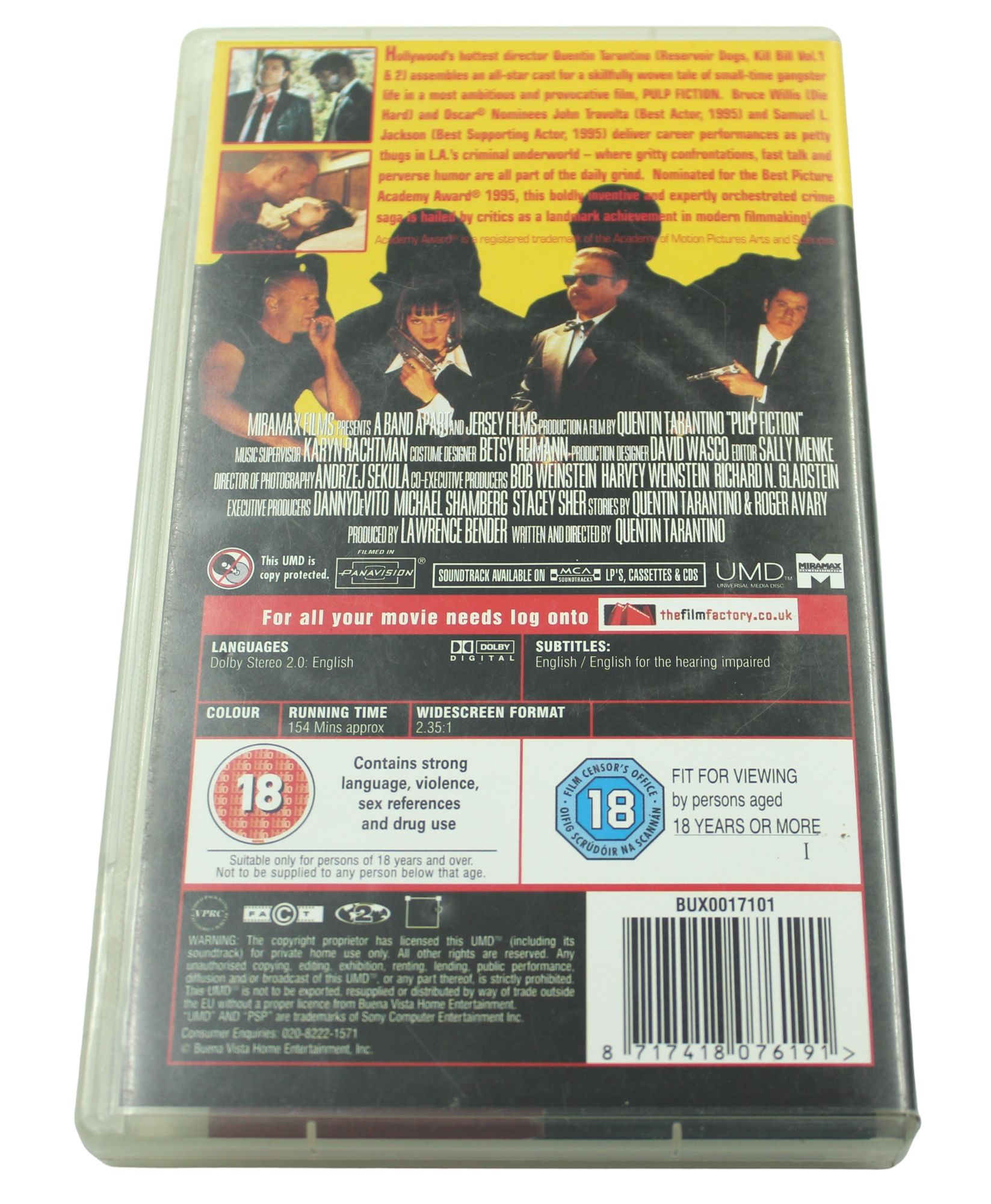 Pulp Fiction Film UMD PSP Sony