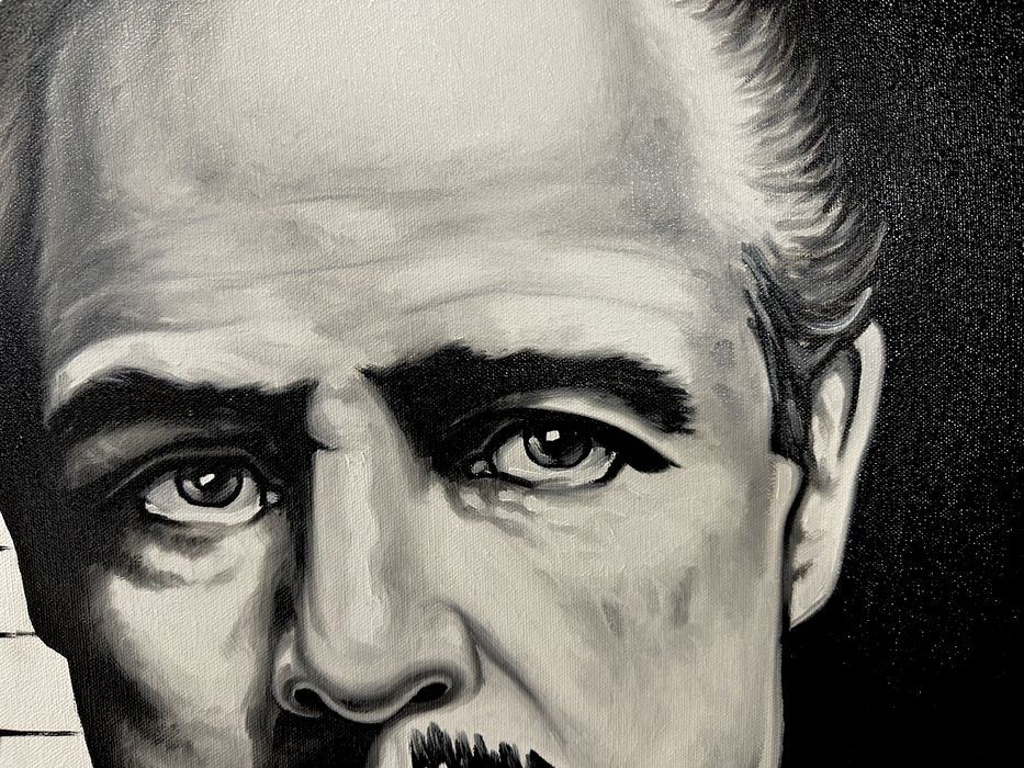 Картина Vito Corleone (Дон Віто Корлеоне.)Мафія. Ручна робота.