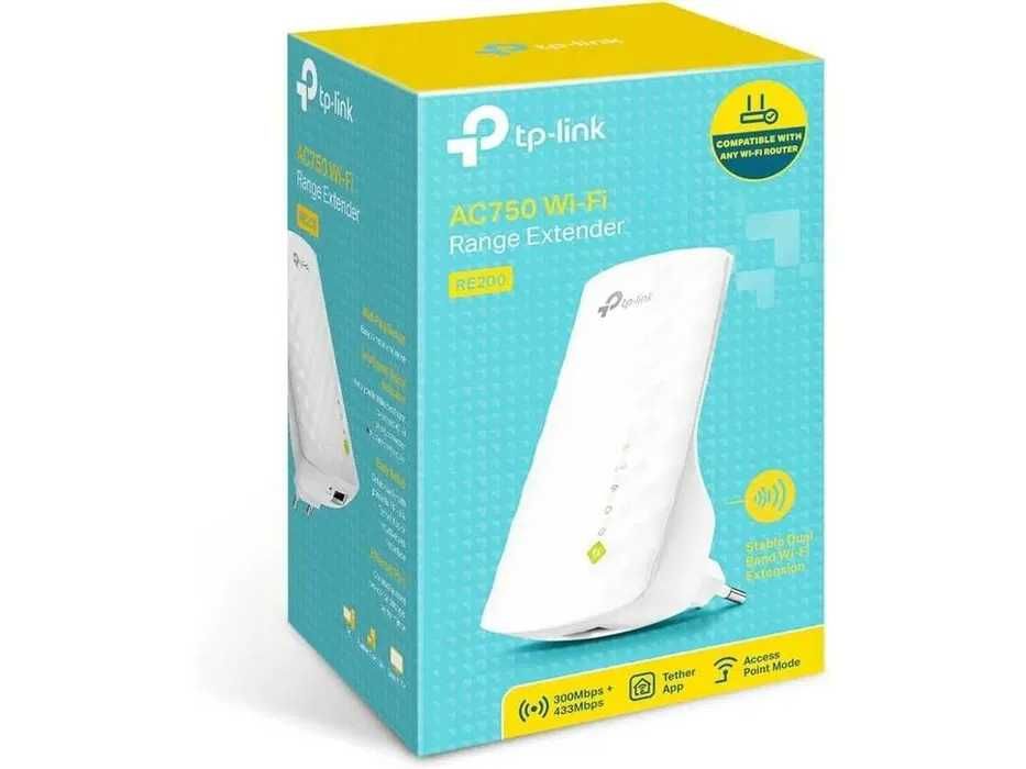 Extensor TP-LINK RE200 como novo, pouca utilização.