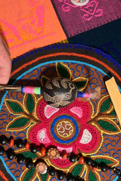 ZESTAW Shipibo Ayahuasca Icaro Palo Santo Kuripe Agua Florida Amazonia