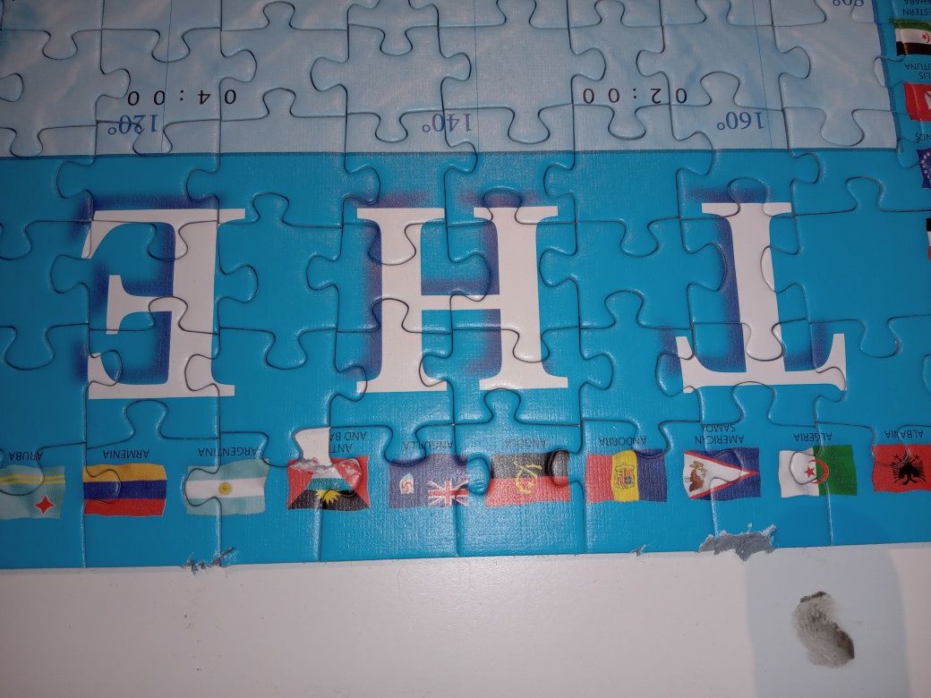 Puzzle polityczna mapa świata  2000 szt.