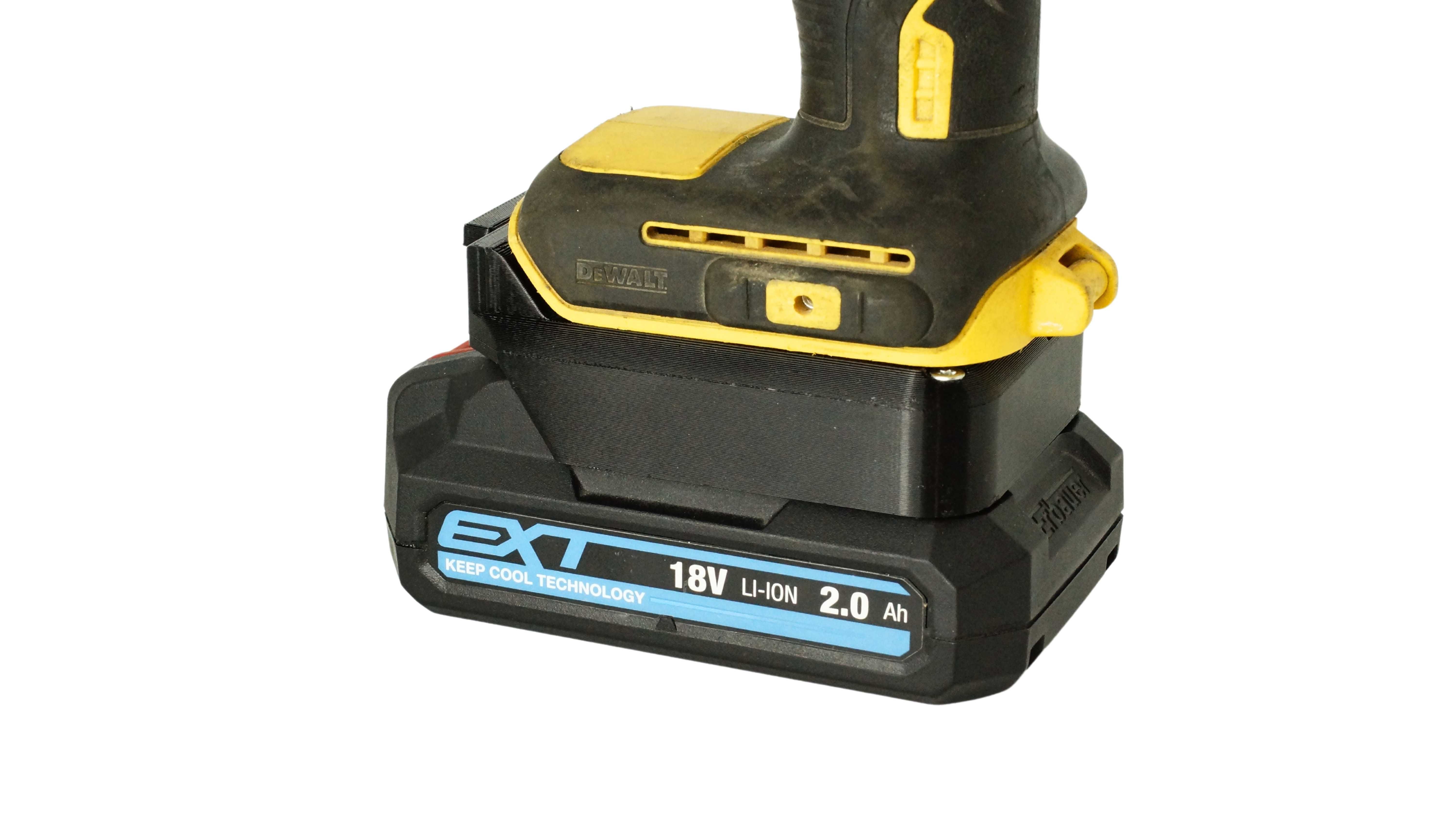 Adapter baterii Erbauer EXT 18V do narzędzi DeWalt XR 18 V