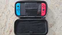 Nintendo Switch OLED blue and red - z akcesoriami i etui