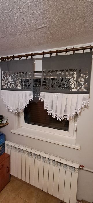 Azurowe firanki panelowe