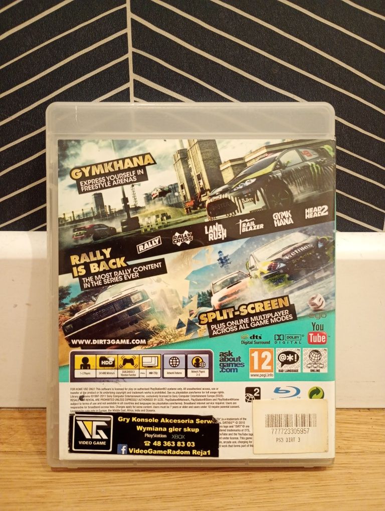 Dirt 3 ps3 Okazia