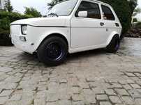 Fiat 126p kompletne koła szeroka stal nowe opony