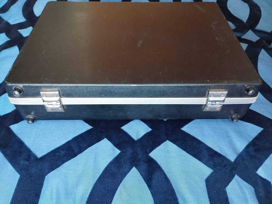 Mala de negócios em plástico vintage