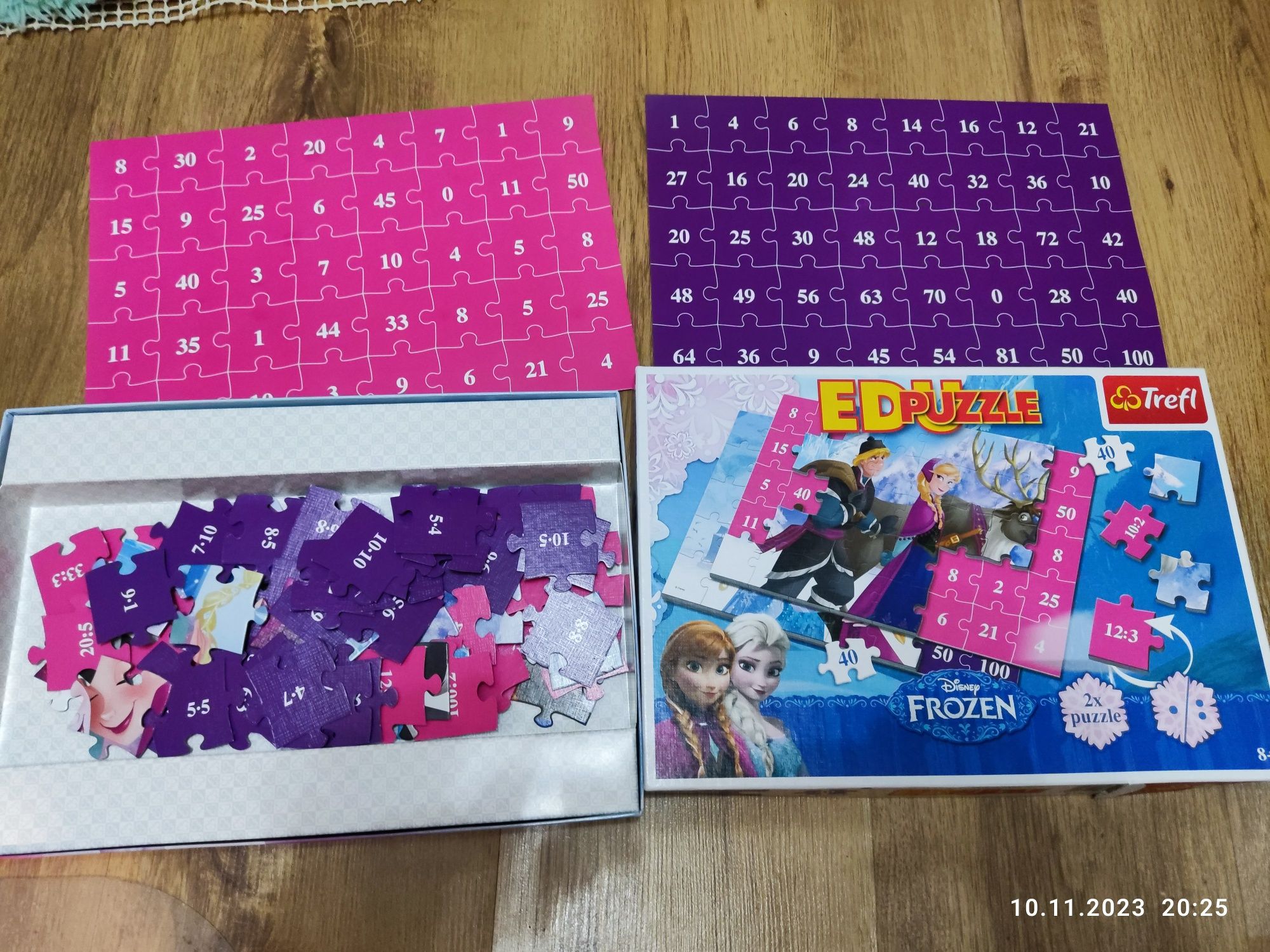 Puzzle Kraina Lodu Frozen 2x40 sztuk plus 60 sztuk