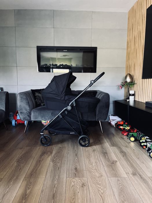 Wózek 3w1+baza Cybex Melio Carbon z fotelikiem Kiddy i baza