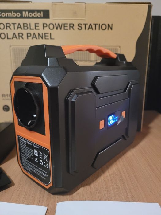 Powerbank Powkey R100 27.000mAh plus panel solarny