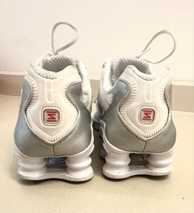 NIKE Shox TL White/Silver - unisex, z gwarancją