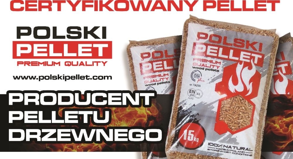 Pellet EN A1 z dostawą 1324 zł netto/pal Słupca Gniezno Września Konin