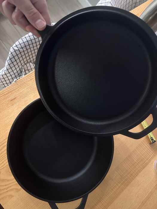 Patelnia garnek żeliwny dwuczesciowy KICHLY